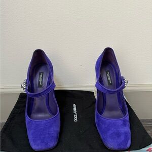 Dolce & Gabbana Mary Jane Suede